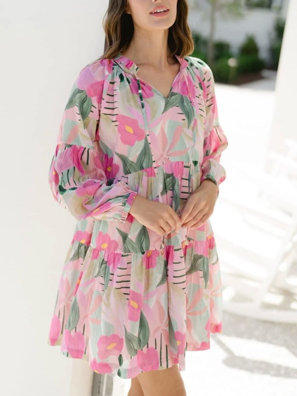 Briton Court Eliza Dress  Frosted Blush SZ L